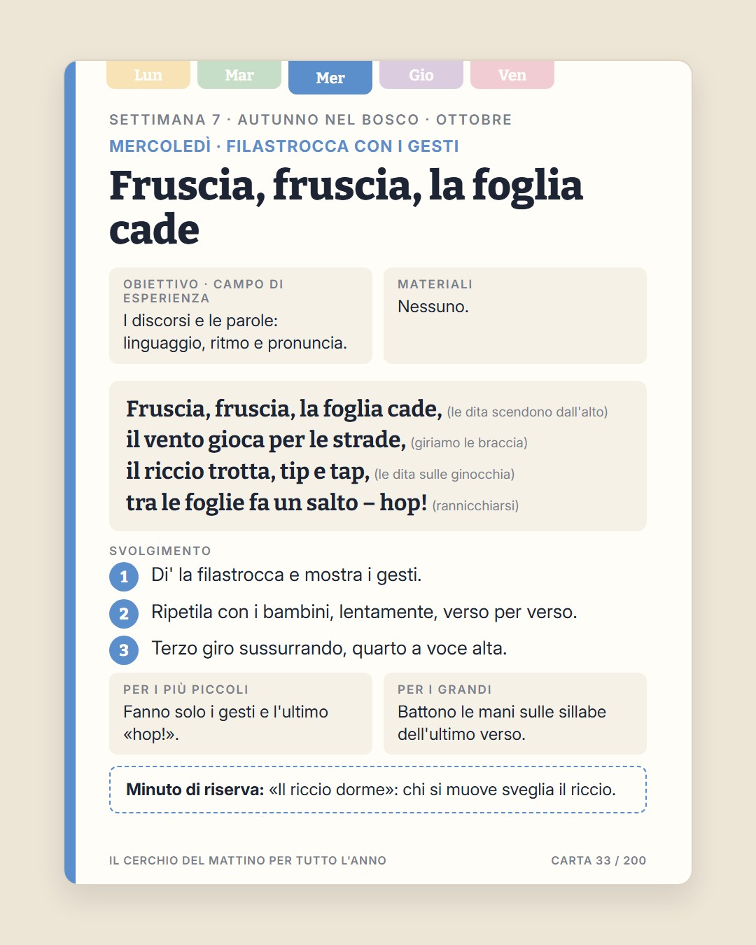 Cerchio del Mattino · 3