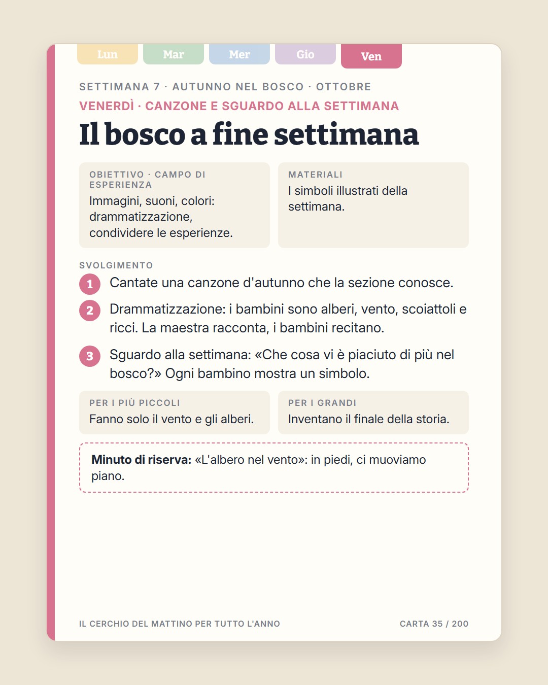 Cerchio del Mattino · 5